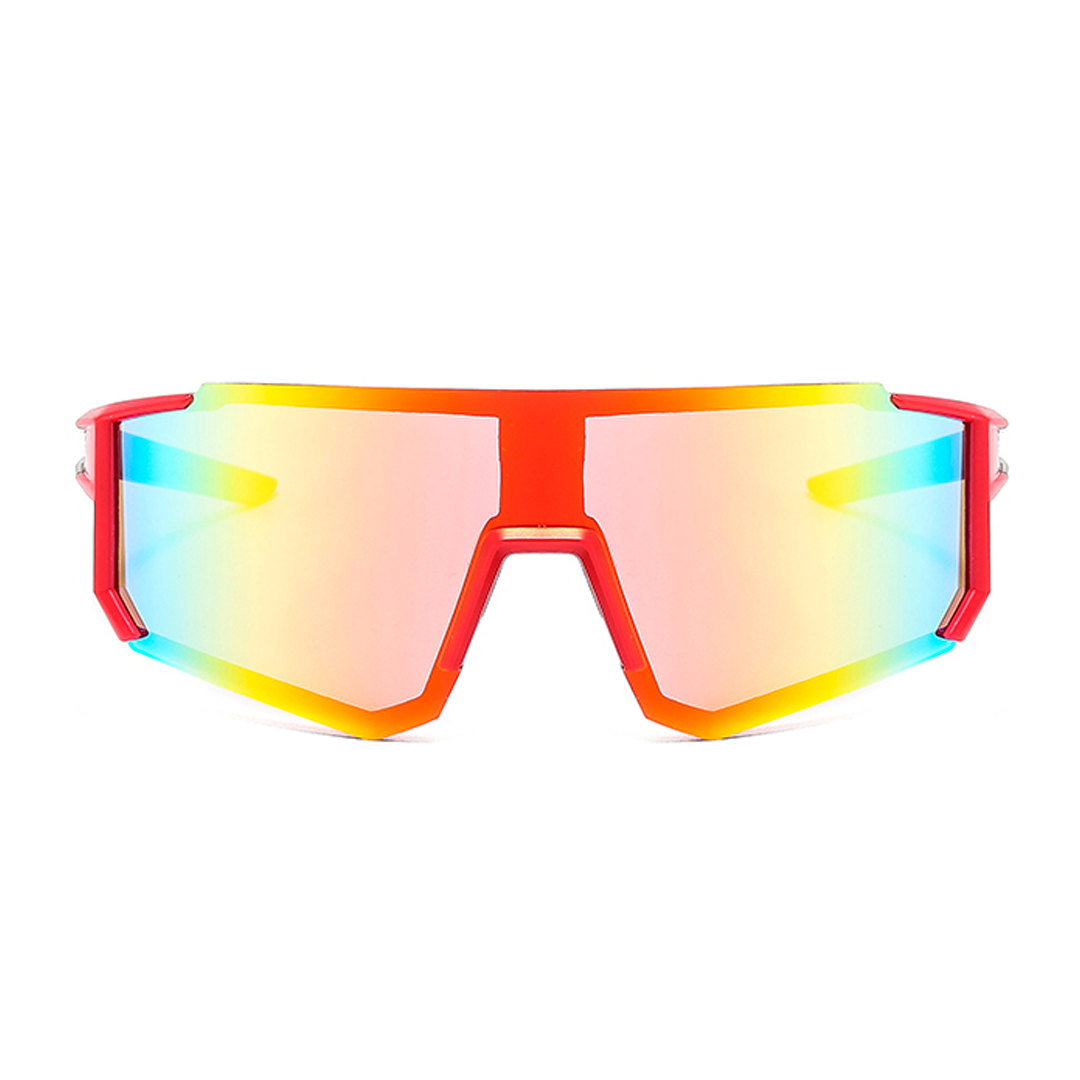 Polarized Sports Sunglasses for Men Women - Red - CO18WODZNW2